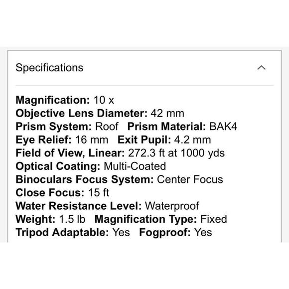 Celestron Outland Waterproof Binoculars - Picture 9 of 9